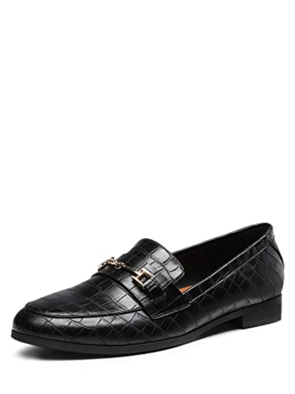 Women's Penny Loafers Flats Metallic Accent Pull-On Business Casual